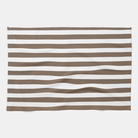 strepen met witte snoep theedoek (Horizontaal)