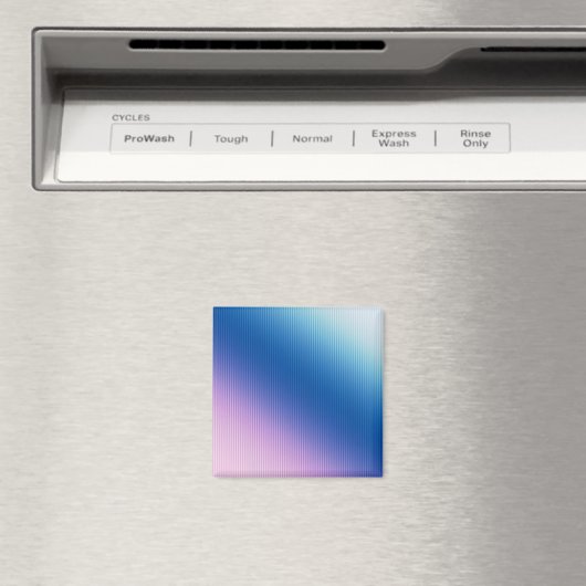 strepen, ombre, roze gradiënt magneet (Insitu (Vaatwasser))