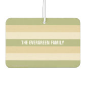 Strepen Patroon aangepaste auto luchtverfrisser (Voorkant)