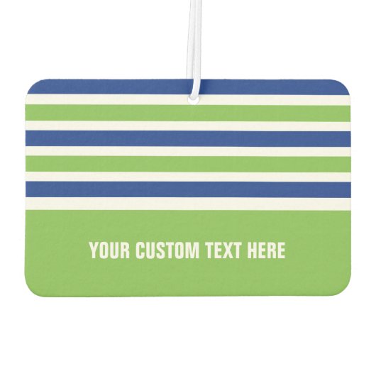 Strepen Patroon aangepaste auto luchtverfrisser (Achterkant)