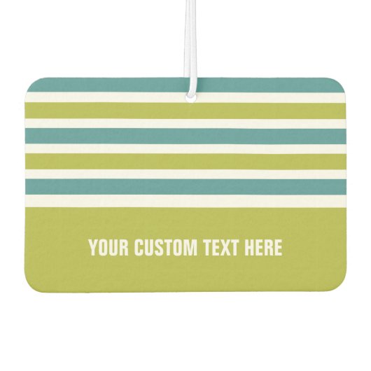 Strepen Patroon aangepaste auto luchtverfrisser (Voorkant)