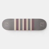 Strepen Patroon aangepaste monogram skateboards (Horizontaal)