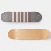 Strepen Patroon aangepaste monogram skateboards (Horizontaal)