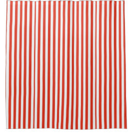  strepen rode retro patroon douchegordijn
