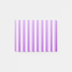 strepen van koninklijk paars en wit snoep post-it® notes