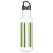 strepen van olijven en van witte snoep waterfles  (Achterkant)