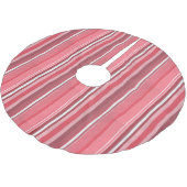 Strepen van roze kerstboom rok (Gekanteld)