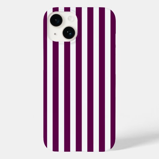 strepen voor pruimen en witte snoepjes Case-Mate iPhone case (Achterkant)