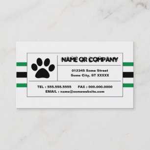 strepen voor tapijten visitekaartje