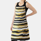  strepen voor zwart, goud en wit schort (Insitu)