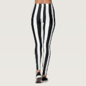  strepen voor zwart-wit leggings (Achterkant)