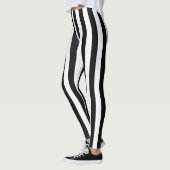  strepen voor zwart-wit leggings (Links)