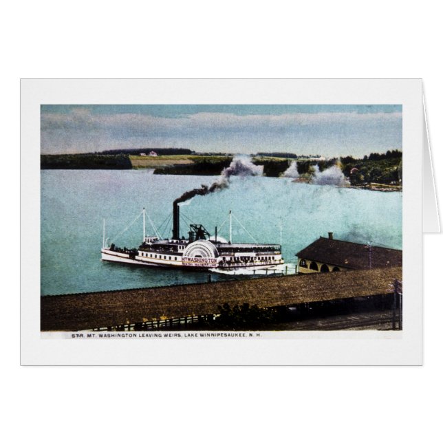 Streptocoque. Mt. Washington, lac Winnipesaukee, (Devant horizontal)