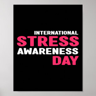 Stress Awareness - Internationaal Stress Awareness Poster