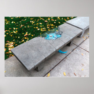 Stress-Eating op campus Poster