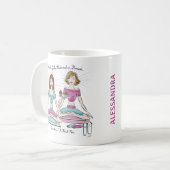 Stress épelé vers l'arrière est Desserts café Mug (Devant gauche)