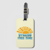 Stress Free Zone Bagagelabel (Voorkant (verticaal))