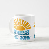 Stress Free Zone Koffiemok (Voorkant links)