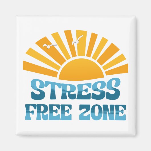 Stress Free Zone Magneet (Voorkant)