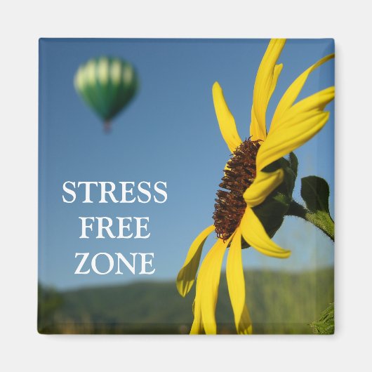 Stress Free Zone Magnet (Devant)