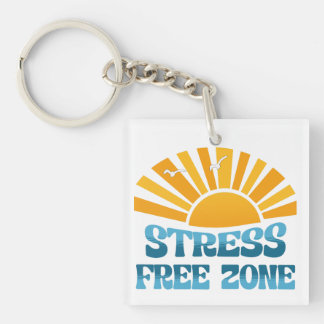 Stress Free Zone Sleutelhanger