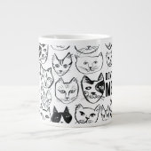 Stress Meowt Funny Cat niet Extra Grote Beker (Voorkant)