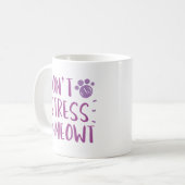 Stress Meowt niet Koffiemok (Voorkant links)