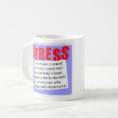Stress-Mok Koffiemok (Voorkant links)