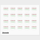 Stress Ronde Sticker (Vel)
