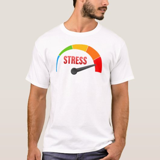 Stress shirt - gasmeter ongeduld (Voorkant)