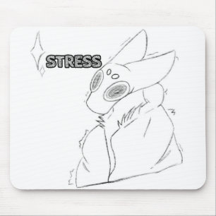 Stress Sparkle Furry Muismat
