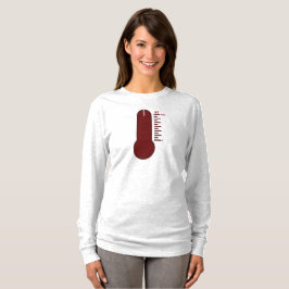 Stress Thermometer Lange Mouwen T-Shirt