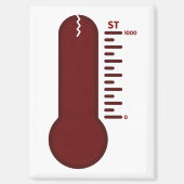 Stress Thermometer Magneet (Voorkant)