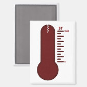 Stress Thermometer Magnet (Recto/Verso)