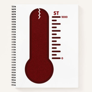 Stress Thermometer Spiraal Notebook Notitieboek