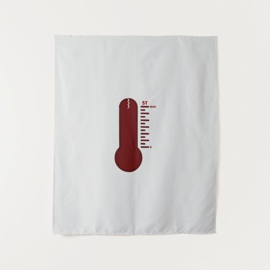 Stress Thermometer Tapestry Wandkleed (Voorkant)