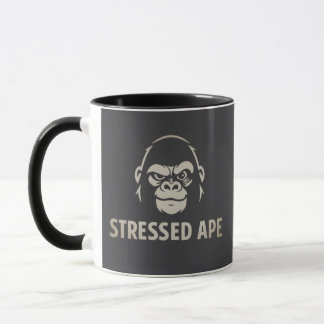 Stressed Ape Studios B&W Logo Mok