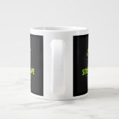 Stressed Ape Studios Groene Logo Extra Grote Beker (Achterkant)