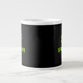 Stressed Ape Studios Groene Logo Extra Grote Beker (Voorkant)