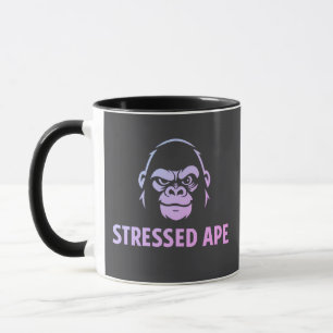Stressed Ape Studios Groene Logo Mok