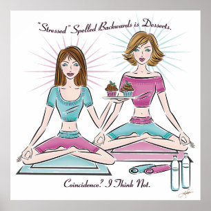 Stressed Backwards est Desserts Poster