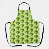 Stressed Cartoon Funny Broccoli Pattern Schort (Voorkant)