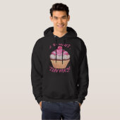 Stressed Is Just Desserts Backwards Cupcake Hoodie (Voorkant volledig)