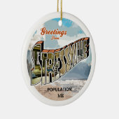 Stressful Greetings Keramisch Ornament (Rechts)