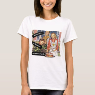 Stresst is Achteruit gespeld Desserts T-shirt