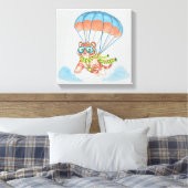 Stretch Canvas Parachute Tiger (Insitu (Slaapkamer))