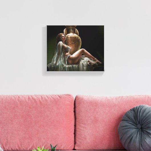 Stretch Canvas w / Queen of Sheba door Lindsay Arc (Insitu (Woonkamer))