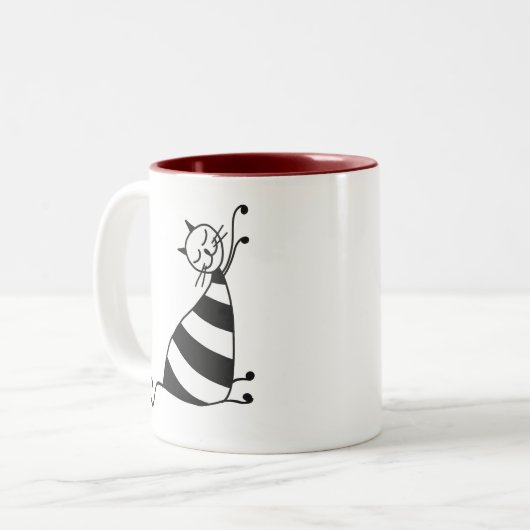 Stretch de chat - Mug (Devant gauche)