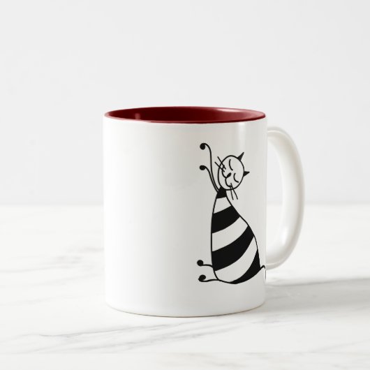 Stretch de chat - Mug (Devant droit)