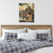 Stretched Canvas met Princess Elly (Insitu (Slaapkamer))